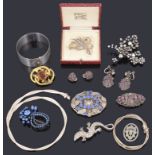 A collection of costume jewellery