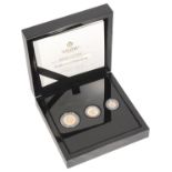 The East India Company, Queen Victoria 2019 Sovereign gold proof three coin set