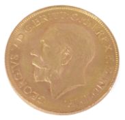 A George V sovereign dated 1928