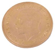 A George V sovereign dated 1929