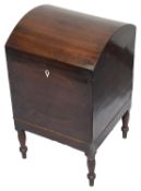 A Regency mahogany domed cellaret