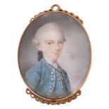 Portrait miniature. English school c.1770