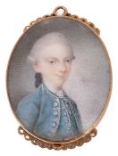 Portrait miniature. English school c.1770