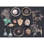 A collection of costume jewellery