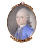 Portrait miniature. English school c.1770