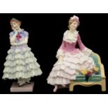 Two Royal Doulton porcelain figures