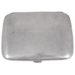 An early 20th century century Swedish large .800 silver cigarette case