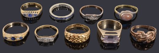 A collection of rings