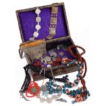 A collection of costume jewellery