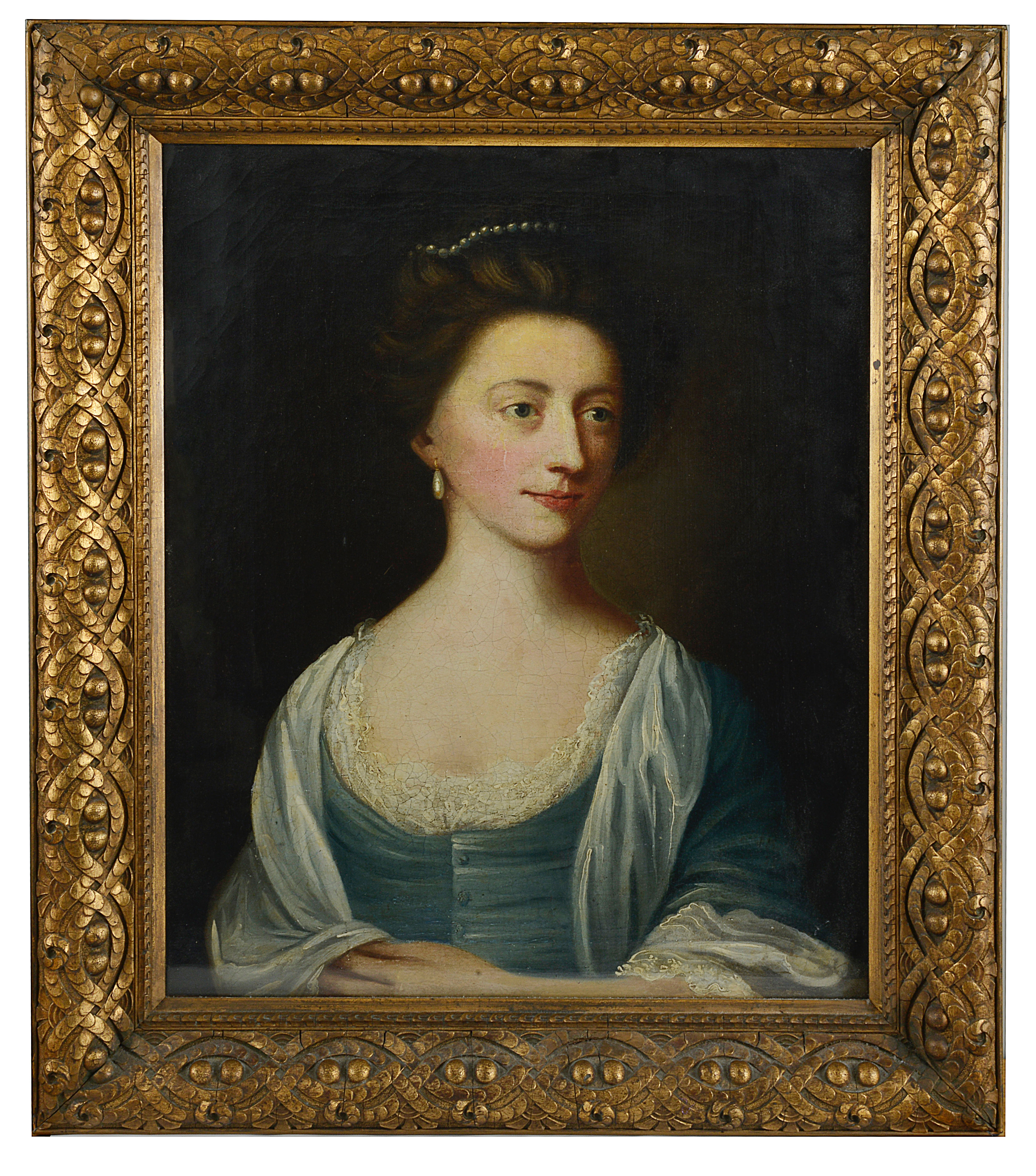 English School 18th century 'Portrait of a lady', bust length