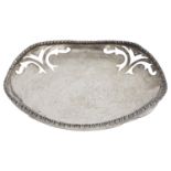 A George V silver dish