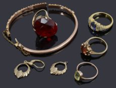A collection of jewellery