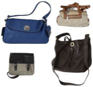 Four designer handbags