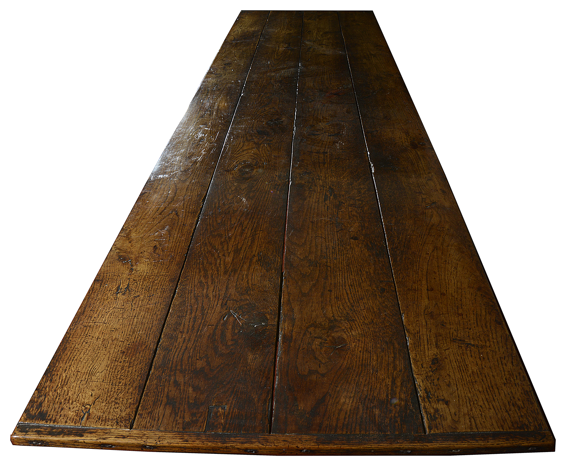 A 17th century oak refectory table - Image 2 of 5