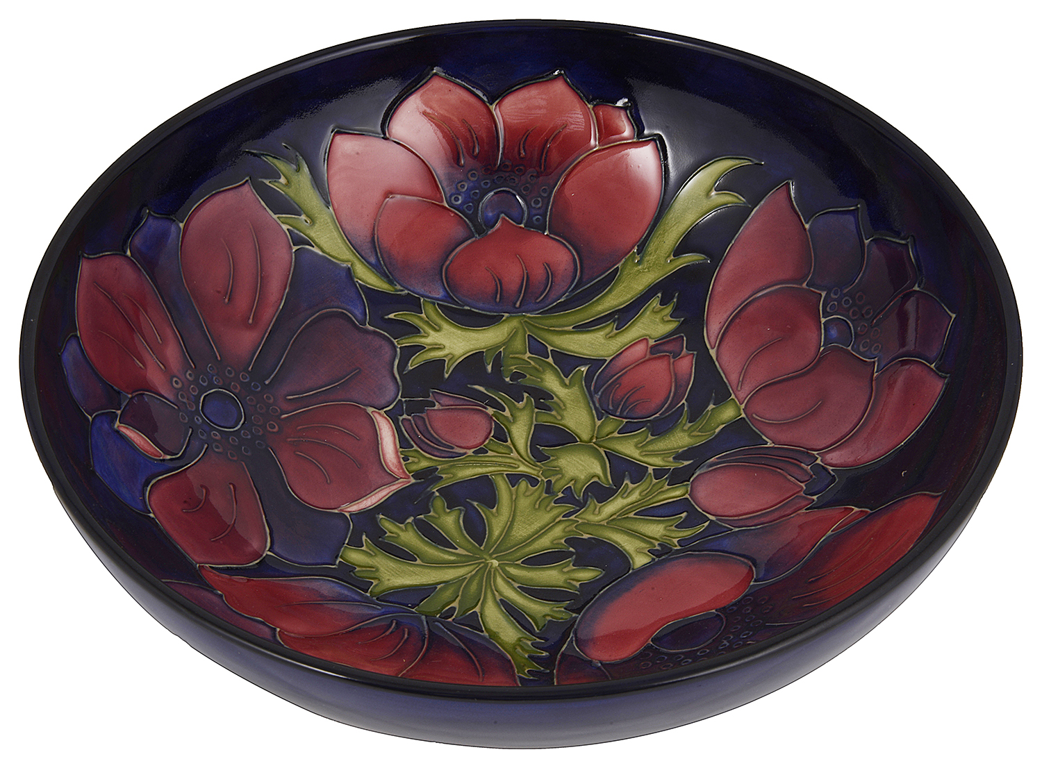 A Moorcroft 'Anemone' bowl