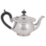 A George V silver bachelors teapot