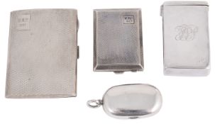 A collection of silver items