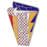 A Roy Lichtenstein 'Modern Head' brooch/pendant