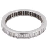 A diamond full eternity ring