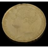 A George IV double sovereign, dated 1823