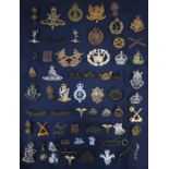 COLLECTION OF VARIOUS BRITISH AND OTHER ARMY BADGES.