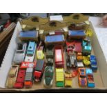 PARCEL OF BOXED AND UNBOXED DIECAST VEHICLES INCLUDING CORGI AND MATCHBOX, ETC.