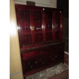 ORIENTAL FOUR DOOR DISPLAY UNIT