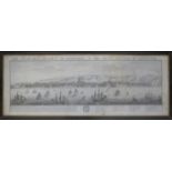 FRAMED PRINT- THE SOUTH WEST PROSPECT OF LIVERPOOL IN THE COUNTY PALENTINE OF LANCASTER