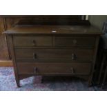 EDWARDIAN MAHOGANY INLAID WASH STAND (AT FAULT)