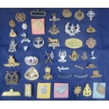 COLLECTION OF VARIOUS BRITISH AND OTHER ARMY BADGES.