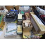 LARGE QUANTITY OF RADIO CONTROL MOSTLY BOAT ACCESSORIES AND SPARE ELECTRICAL ACCESSORIES