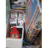 QUANTITY OF MIXED TOYS INCLUDING AURORA AFX DAREDEVIL RALLY KIT, ETC.