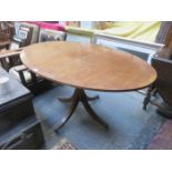 OVAL MAHOGANY TABLE