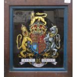 FRAMED VICTORIAN COAT OF ARMS