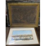 FRAMED PRINT OF LIVERPOOL AND TWO OTHERS