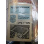 PARCEL OF VARIOUS 1960s FOOTBALL PROGRAMMES,