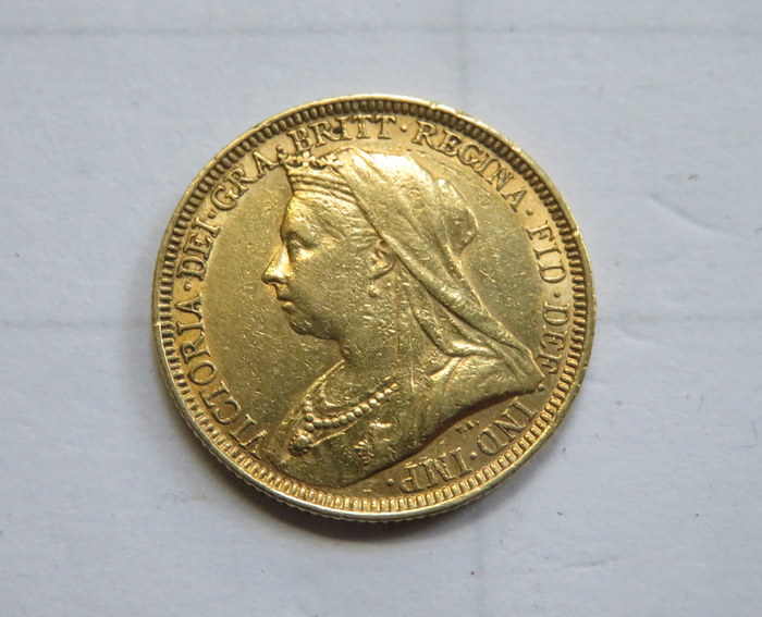 1893 GOLD FULL SOVEREIGN