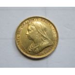 1893 GOLD FULL SOVEREIGN