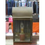 VINTAGE BRASS COACH/CARRIAGE LAMP