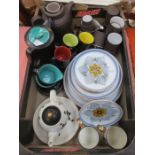 SUNDRY CHINA INCLUDING DENBY AND CROWN DEVON