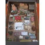 PARCEL OF VARIOUS MODEL COTTAGES INCLUDING WADE AND COALPORT, ETC.