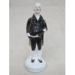 19th CENTURY HANDPAINTED STAFFORDSHIRE FIGURE OF JIMMY WOOD,