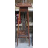 20th CENTURY OAK PLANT STAND