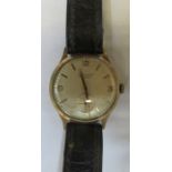 9ct GOLD ACCURIST WRISTWATCH