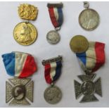 SMALL PARCEL OF COMMEMORATIVE MEDALS, ETC.