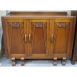 THREE DOOR FITTED OAK SIDEBOARD