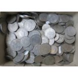 QUANTITY OF SILVER COLOURED COINAGE