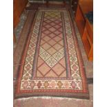 MIDDLE EASTERN HAND KNOTTED FLOOR RUG,