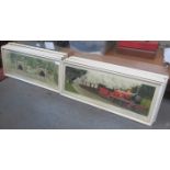 PARCEL OF TWELVE VARIOUS RAILWAY RELATED POLYCHROME PRINTS,