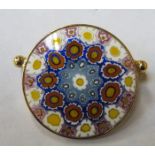 MILLEFIORI STYLE BROOCH